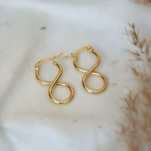 Elara Infinity Loop Earrings