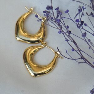 Lumi Crescent Hoop Earrings