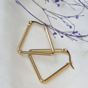 Linea Triangle Hoops