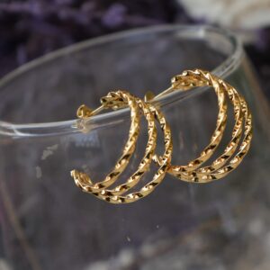 Aurea Twist Hoops