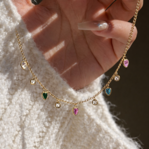 Elara Heart Charm Necklace