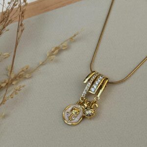 Rose+ Charm Pendant