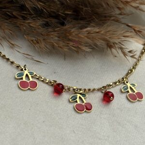 Cherry Charm Bracelet