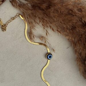 Evil Eye Chain Snack Bracelet