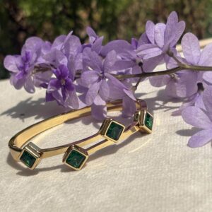 Quad Green Bangle