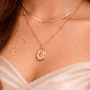 Golden Bloom Layer Necklace