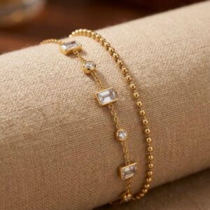 Pinterest Drop  Double Layer Bracelet