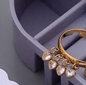 Heart Charms Rings