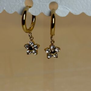 Mini Blossom Hoops