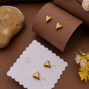 Golden Heart Studs