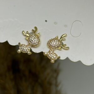 Tiny Reindeer Studs