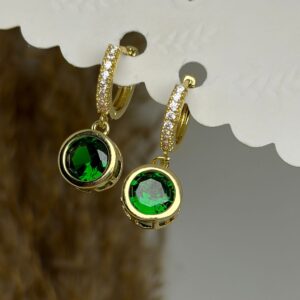 Green Shine Earrings