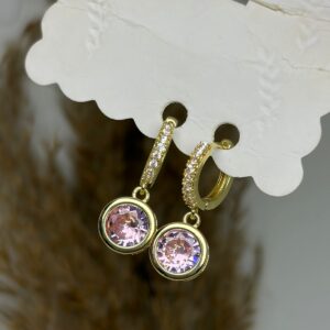 Pink Glow Earrings