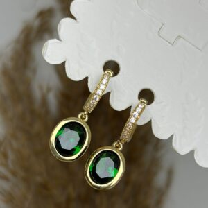 Royal Emerald Drops Earrings