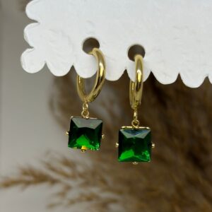 Emerald Teardrop Earrings