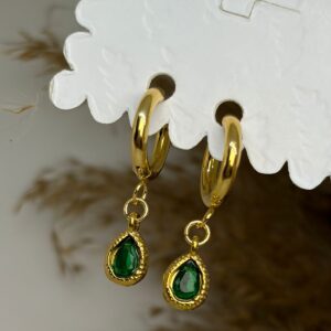 Jade Drop Earrings
