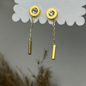 Crystal Chain Earrings