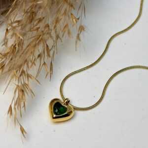 Emerald Heart Pendant
