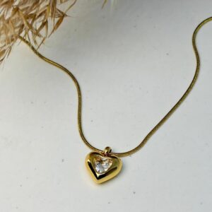 White Heart Pendant