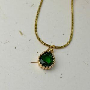 Emerald Teardrop Pendant