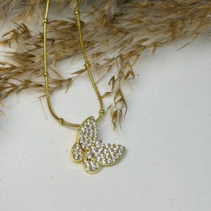 Starlight Butterfly Pendant
