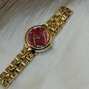 Premium Anti-Tarnish Burgundy Watch