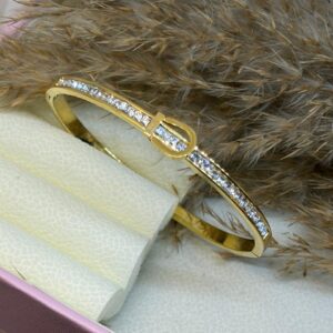 Gemstone Line Bangle