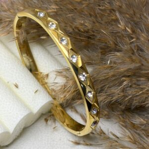 Diamond Grid Bangle