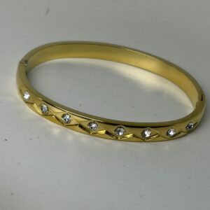 Diamond Grid Bangle