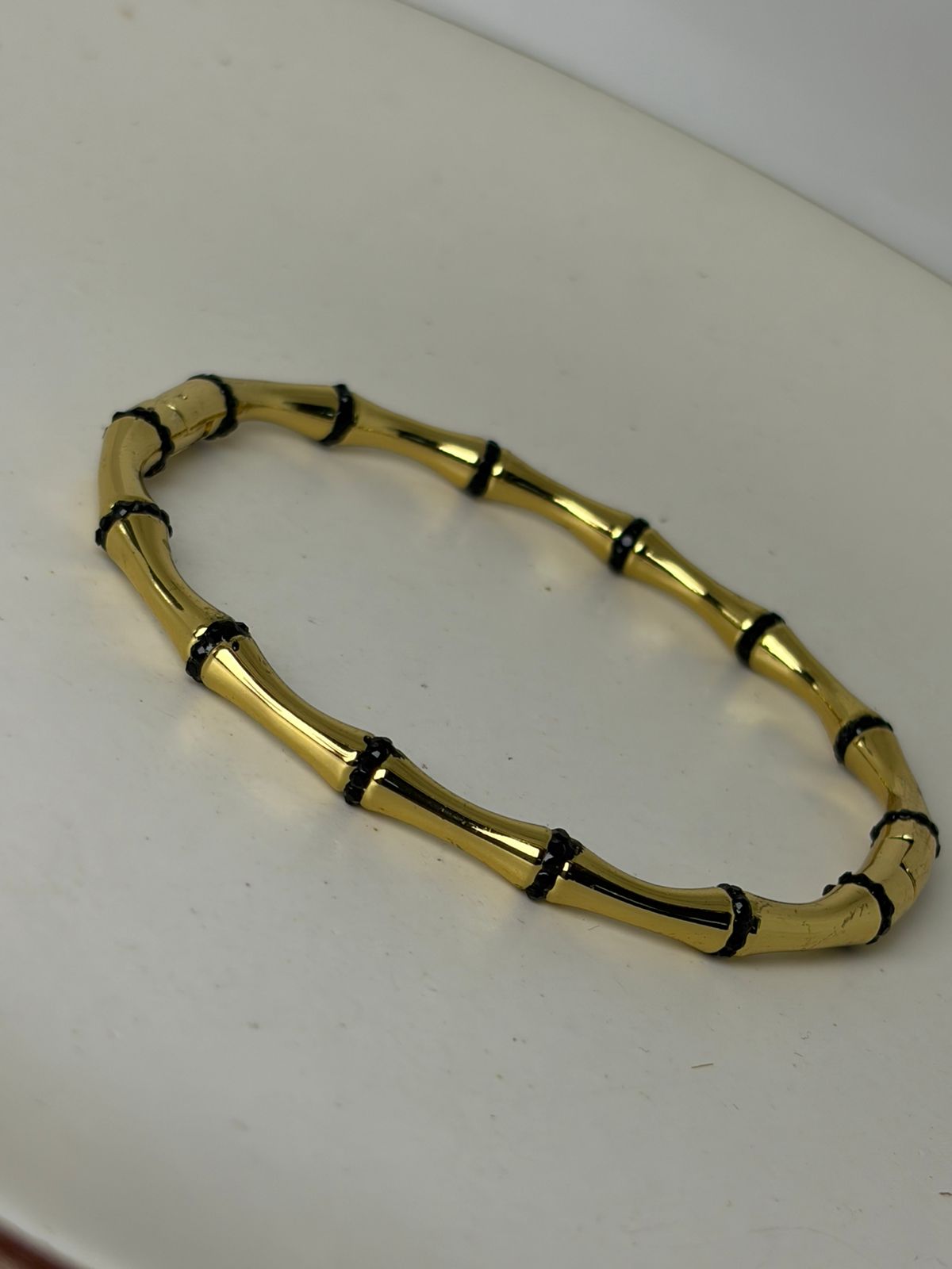 Black Bamboo Bangle