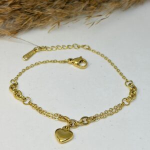 Heart Charm Bracelet