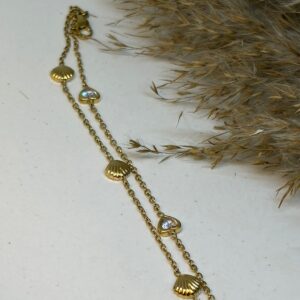 Double Shell Love Bracelet