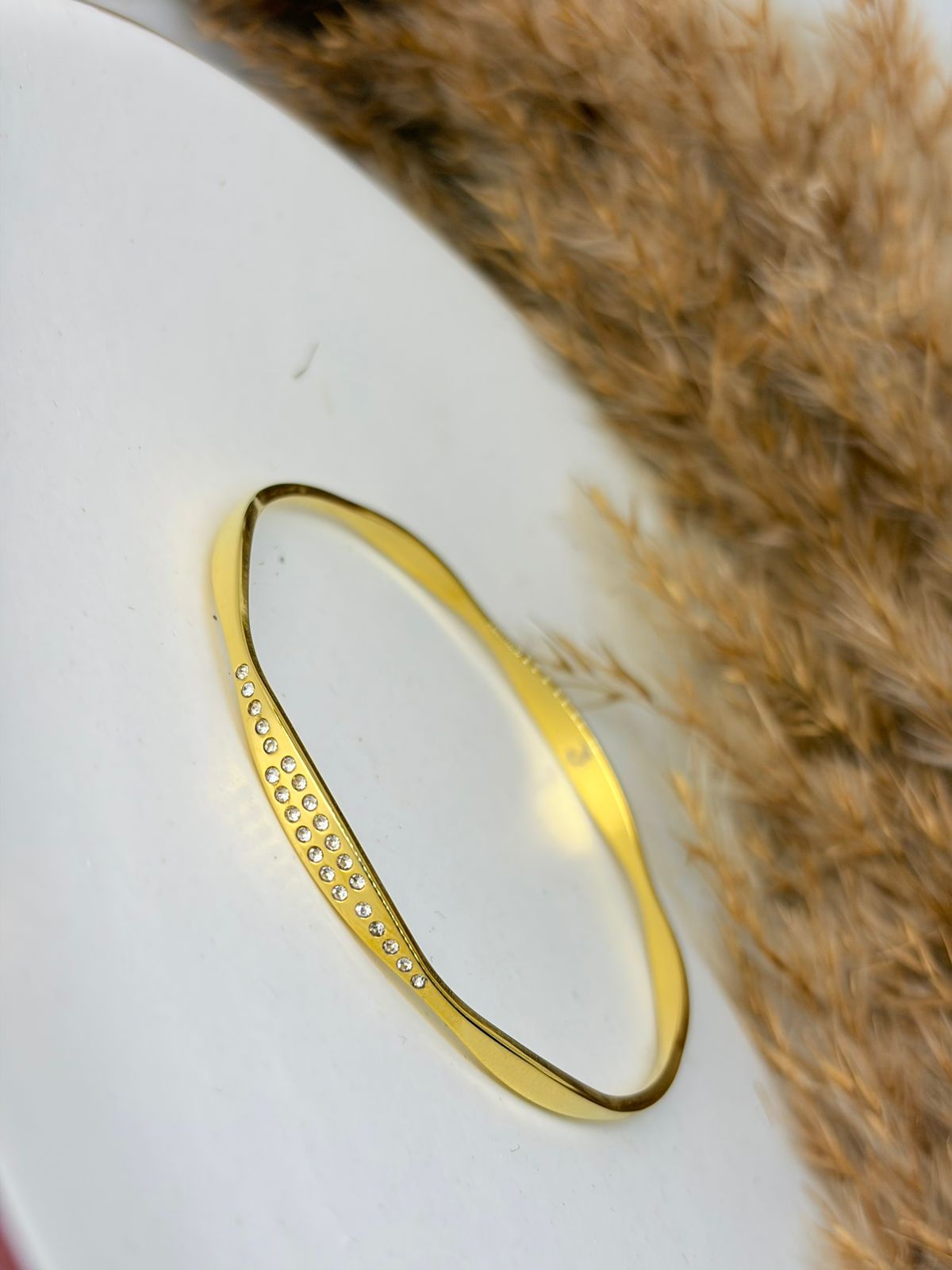 Dainty Crystal Bangle