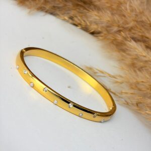 Pearl Dot Bangle