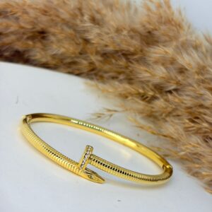 Twisted Nail Bangle