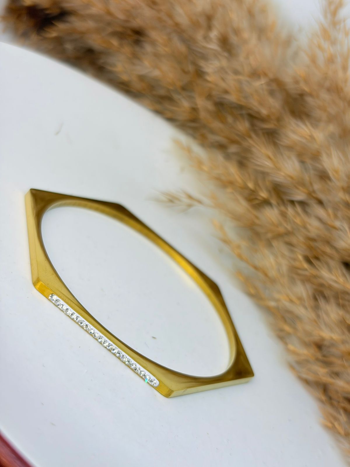 Slim Crystal Bangle