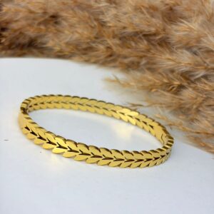 Olive Leaf Bangle