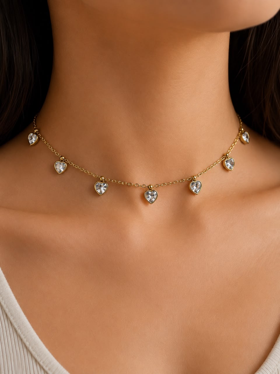 Minimal Heart Necklace