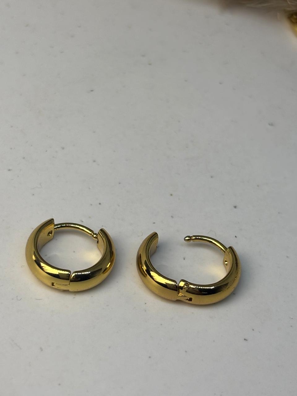 Luna Gold Hoops - Image 2