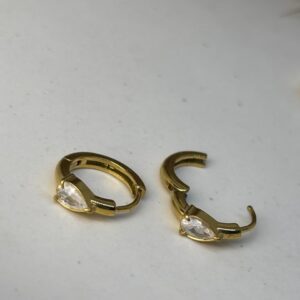Radiance Pear Hoops