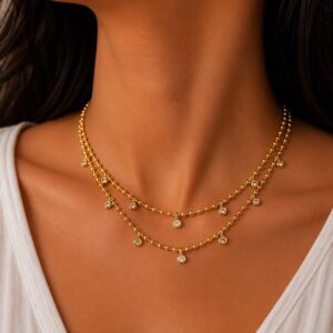 Celeste Double Layer Necklace