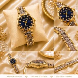 Premium Anti-Tarnish Classic Blue Watch
