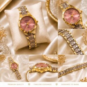 Premium Anti-Tarnish Classic Pink Watch