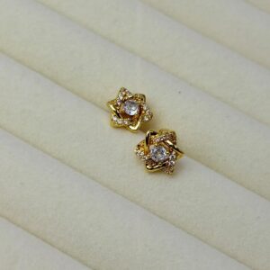 Dainty Floral Drop Helix