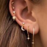 Anti-Tarnish Gold Helix Earring