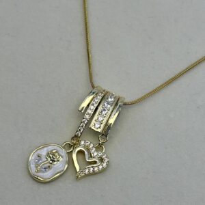 Rose Charm Chain Pendant