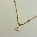 Nazar Round Chain pendant