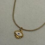 Minimal Nazar Chain Pendant