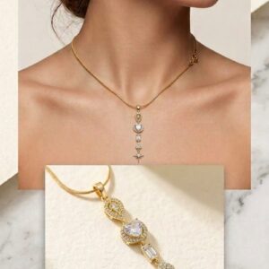 Celestial Drop V Necklace