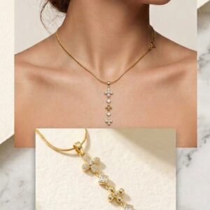 Flora Charm V Necklace